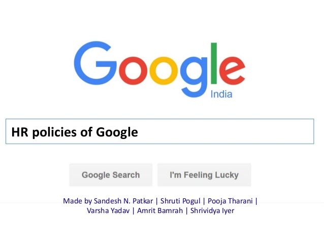 working in hr at google companies with best hr practices
